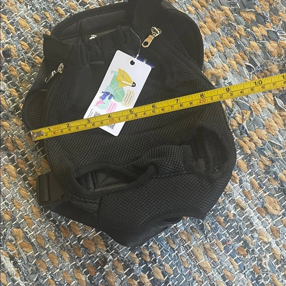 NWT Black Mesh Pet Carrier by Pawaboo